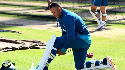 the ICC rejected Khawaja's latest application as it a violation of Clause F of the Clothing and Equipment Regulations. (AFP) the ICC rejected Khawaja's latest application as it a violation of Clause F of the Clothing and Equipment Regulations. (AFP)