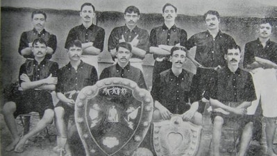 Mohun Bagan defeated East Yorkshire Regiment in the 1911 IFA Shield final. Mohun Bagan defeated East Yorkshire Regiment in the 1911 IFA Shield final.