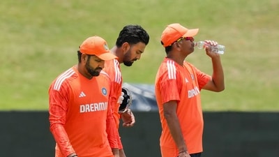 Rohit Sharma and Rahul Dravid were decisive about the role KL Rahul is set to fulfill in the series (PTI) Rohit Sharma and Rahul Dravid were decisive about the role KL Rahul is set to fulfill in the series (PTI)
