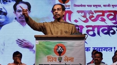 Ever since he parted ways with the BJP in 2019, Uddhav Thackeray has been periodically reaching out to regional satraps such as Kejriwal, Banerjee, Nitish Kumar and M K Stalin. ( Praful Gangurde / HT Photo)