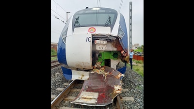 Western Railway, on its part, has already completed the installation of a 557-km cattle barrier made of metal fencing on the Mumbai-Ahmedabad route. (ANI) Western Railway, on its part, has already completed the installation of a 557-km cattle barrier made of metal fencing on the Mumbai-Ahmedabad route. (ANI)