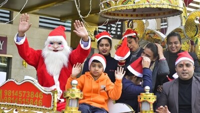 Christmas celebration in Amritsar captured on Monday. (HT Photo/ Sameer Sehgal) Christmas celebration in Amritsar captured on Monday. (HT Photo/ Sameer Sehgal)