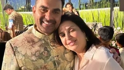 Farah Khan attended Arbaaz Khan's wedding. Wishing him on Instagram, she wrote, "Congratulations @arbaazkhanofficial it was truly wonderful and wishing you all happiness." Farah Khan attended Arbaaz Khan's wedding. Wishing him on Instagram, she wrote, "Congratulations @arbaazkhanofficial it was truly wonderful and wishing you all happiness."