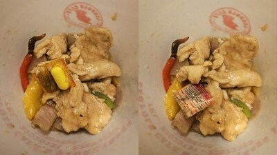 The picture shows medicine inside food ordered via Swiggy. (X/@ompsyram) The picture shows medicine inside food ordered via Swiggy. (X/@ompsyram)