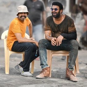 Prashanth Neel with Prabhas on the sets of Salaar Prashanth Neel with Prabhas on the sets of Salaar