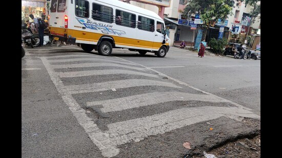 mproving road safety and ensuring reduction in roadside accidents is a matter of top concern for PMC. (HT PHOTO)