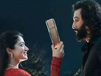 Rashmika Mandanna and Ranbir Kapoor in a still from Animal Rashmika Mandanna and Ranbir Kapoor in a still from Animal