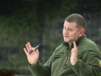 Commander-in-Chief of the Armed Forces of Ukraine Valeriy Zaluzhnyi gestures as he speaks during a press conference in Kyiv. Commander-in-Chief of the Armed Forces of Ukraine Valeriy Zaluzhnyi gestures as he speaks during a press conference in Kyiv.