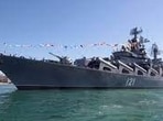 The report could not be independently verified and there was no immediate comment from Russia on the alleged destruction of the ship. (File) The report could not be independently verified and there was no immediate comment from Russia on the alleged destruction of the ship. (File)