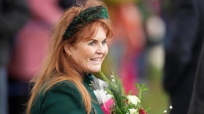Sarah Ferguson, Duchess of York, arrives to attend the Christmas day service at St Mary Magdalene Church in Sandringham. (AP) Sarah Ferguson, Duchess of York, arrives to attend the Christmas day service at St Mary Magdalene Church in Sandringham. (AP)