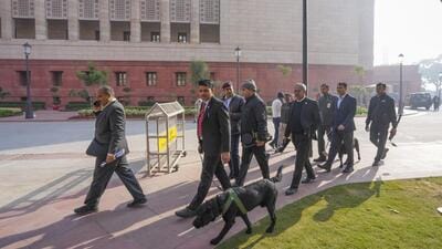 On December 13, two men entered the Lok Sabha and set off smoke canisters. Six people have been arrested so far. (PTI) On December 13, two men entered the Lok Sabha and set off smoke canisters. Six people have been arrested so far. (PTI)