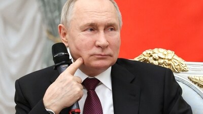 Russian president Vladimir Putin is seen. (AFP)