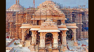 The Ram Temple inauguration will take place on January 22. (HT) The Ram Temple inauguration will take place on January 22. (HT)