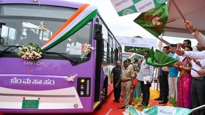 CM Siddaramaiah said the 1,400 new buses will be added to the BMTC's fleet by April next year. CM Siddaramaiah said the 1,400 new buses will be added to the BMTC's fleet by April next year.