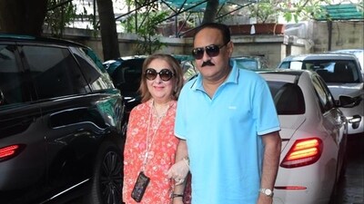 Reema Jain with her husband Manoj Jain. They have two sons, Armaan and Aadar Jain. Reema Jain with her husband Manoj Jain. They have two sons, Armaan and Aadar Jain.
