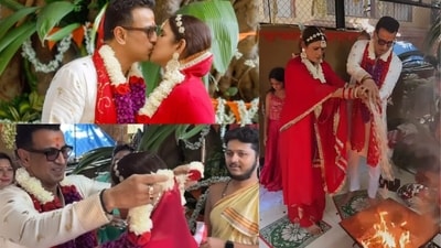 Ronit Roy marries wife Neelam again. Ronit Roy marries wife Neelam again.