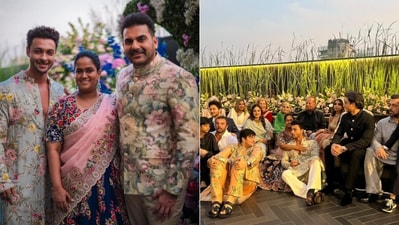 Arpita Khan shares unseen family pic from Arbaaz Khan-Sshura Khan wedding (Instagram) Arpita Khan shares unseen family pic from Arbaaz Khan-Sshura Khan wedding (Instagram)