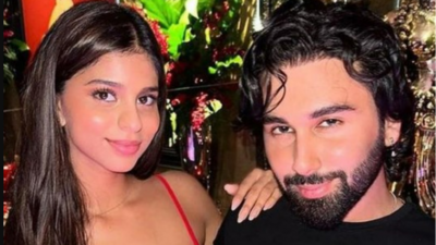 Suhana Khan is seen partying with Orry, aka Orhan Awatramani. Suhana Khan is seen partying with Orry, aka Orhan Awatramani.