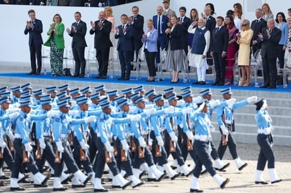 PM Modi in France. PM Modi in France.