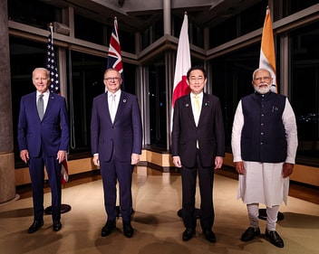 Hiroshima: Prime Minister Narendra Modi with USA President Joe Biden, Prime Minister of Australia Anthony Albanese and Prime Minister of Japan Fumio Kishida during the Quad Leaders' Summit, in Hiroshima, Japan, May 20, 2023. (PTI) Hiroshima: Prime Minister Narendra Modi with USA President Joe Biden, Prime Minister of Australia Anthony Albanese and Prime Minister of Japan Fumio Kishida during the Quad Leaders' Summit, in Hiroshima, Japan, May 20, 2023. (PTI)