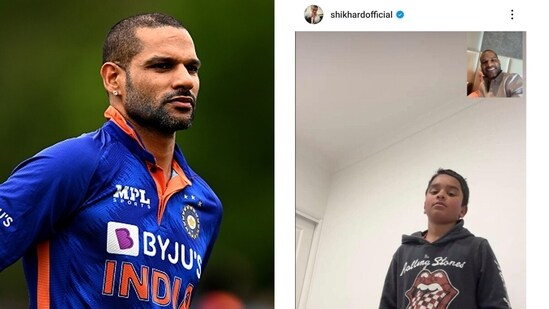 Shikhar Dhawan's post for his son Zoravar is simply heart-breaking (Getty-Dhawan Insta)