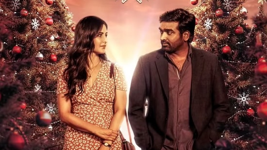 Katrina Kaif and Vijay Sethupathi in Merry Christmas.
