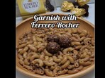 A man made this Ferrero Rocher pasta.