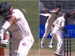 Babar Azam dismissed on 1 by Pat Cummins during the 2nd Test at the MCG Babar Azam dismissed on 1 by Pat Cummins during the 2nd Test at the MCG