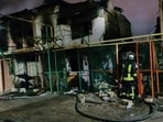 Russia-Ukraine War: Firemen examine the site of the Russian rocket attack in the Odesa region, Ukraine. Russia-Ukraine War: Firemen examine the site of the Russian rocket attack in the Odesa region, Ukraine.