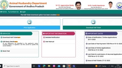 Download your admit card for Animal Husbandry Assistant exam in Andhra Pradesh Download your admit card for Animal Husbandry Assistant exam in Andhra Pradesh