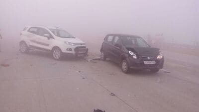 Fog reduced visibility at several places in UP on Wednesday morning, a met department official said. (Pic for representation) Fog reduced visibility at several places in UP on Wednesday morning, a met department official said. (Pic for representation)