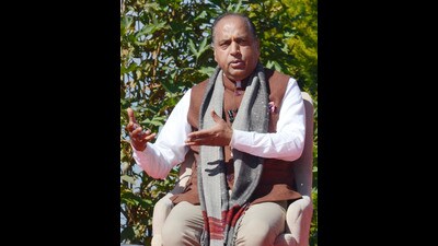 It is not the BJP but the Congress that has started to talk about Operation Lotus. It shows the insecurity amongst Congress leaders after the defeat in the three states, said Leader of Opposition and former chief minister Jai Ram Thakur in a statement issued here. (HT File Photo)
