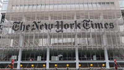 The New York Times Headquarters (Getty Images) The New York Times Headquarters (Getty Images)