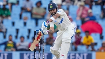 Virat Kohli plays a shot during the first day of the first Test cricket match between India and South Africa, at SuperSport Park Stadium (PTI) Virat Kohli plays a shot during the first day of the first Test cricket match between India and South Africa, at SuperSport Park Stadium (PTI)