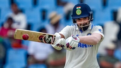 Centurion: India's batter KL Rahul plays a shot during the first day of the first Test cricket match between India and South Africa, at SuperSport Park Stadium, in Centurion, Tuesday (PTI) Centurion: India's batter KL Rahul plays a shot during the first day of the first Test cricket match between India and South Africa, at SuperSport Park Stadium, in Centurion, Tuesday (PTI)