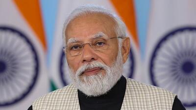 Prime Minister Narendra Modi virtually interacts with the beneficiaries of various government programmes in Dewas district of Madhya Pradesh as part of the ongoing ‘Viksit Bharat Sankalp Yatra’. (PTI) Prime Minister Narendra Modi virtually interacts with the beneficiaries of various government programmes in Dewas district of Madhya Pradesh as part of the ongoing ‘Viksit Bharat Sankalp Yatra’. (PTI)