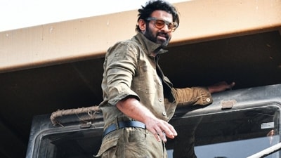 Prabhas in a still from Salaar Prabhas in a still from Salaar