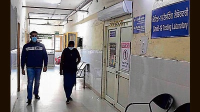 The infrastructure is ready at the lab in the Ludhiana civil hospital and staff has been appointed. (Manish/HT) The infrastructure is ready at the lab in the Ludhiana civil hospital and staff has been appointed. (Manish/HT)