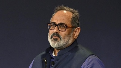 Union minister Rajeev Chandrasekhar. (AP file) Union minister Rajeev Chandrasekhar. (AP file)