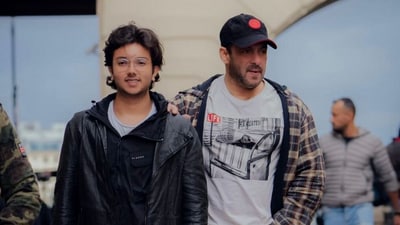 Salman Khan with nephew Nirvan Khan. He is the son of Salman's brother Sohail Khan. Salman Khan with nephew Nirvan Khan. He is the son of Salman's brother Sohail Khan.