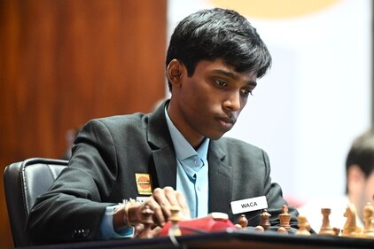 Grandmaster R Praggnanandhaa (Hindustan Times) Grandmaster R Praggnanandhaa (Hindustan Times)