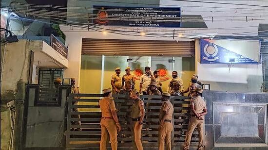 An ongoing tussle between the Tamil Nadu government and the Enforcement Directorate (ED) intensified on Wednesday. (PTI)