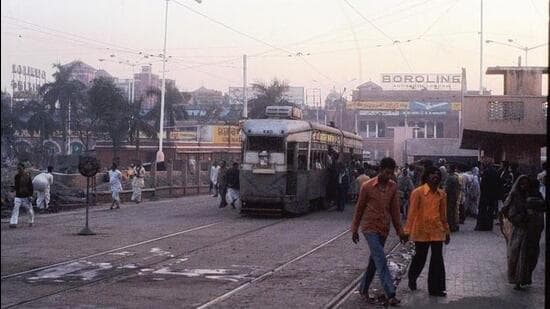 Trams were formally introduced in Kolkata in 1880.