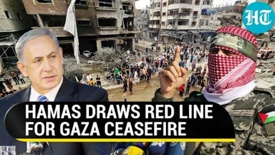 HAMAS DRAWS RED LINE FOR GAZA CEASEFIRE