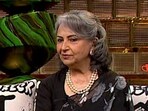 Saif Ali Khan with his mother Sharmila Tagore on Koffee With Karan. Saif Ali Khan with his mother Sharmila Tagore on Koffee With Karan.