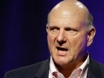 FILE - In this July 15, 2017, file photo, Steve Ballmer, former CEO of Microsoft, addresses a plenary session on the third day of the National Governors Association's meeting in Providence, R.I. (AP) FILE - In this July 15, 2017, file photo, Steve Ballmer, former CEO of Microsoft, addresses a plenary session on the third day of the National Governors Association's meeting in Providence, R.I. (AP)