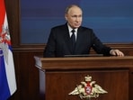 Russia-Ukraine War: Russian President Vladimir Putin speaks during a meeting with the top military brass in Moscow. Russia-Ukraine War: Russian President Vladimir Putin speaks during a meeting with the top military brass in Moscow.