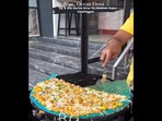 ‘Blue ocean dosa’ being prepared in Raipur. ‘Blue ocean dosa’ being prepared in Raipur.