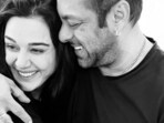 Preity Zinta with Salman Khan. Preity Zinta with Salman Khan.