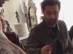 Ranbir Kapoor in the viral video. Ranbir Kapoor in the viral video.